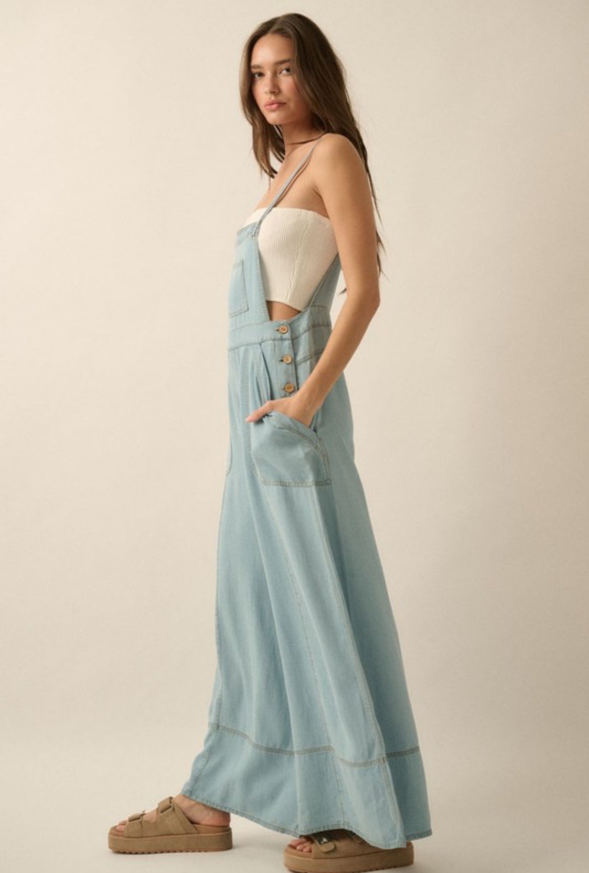 Preston Wide Leg Overall