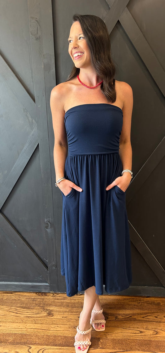 The Bella Bandeau Dress