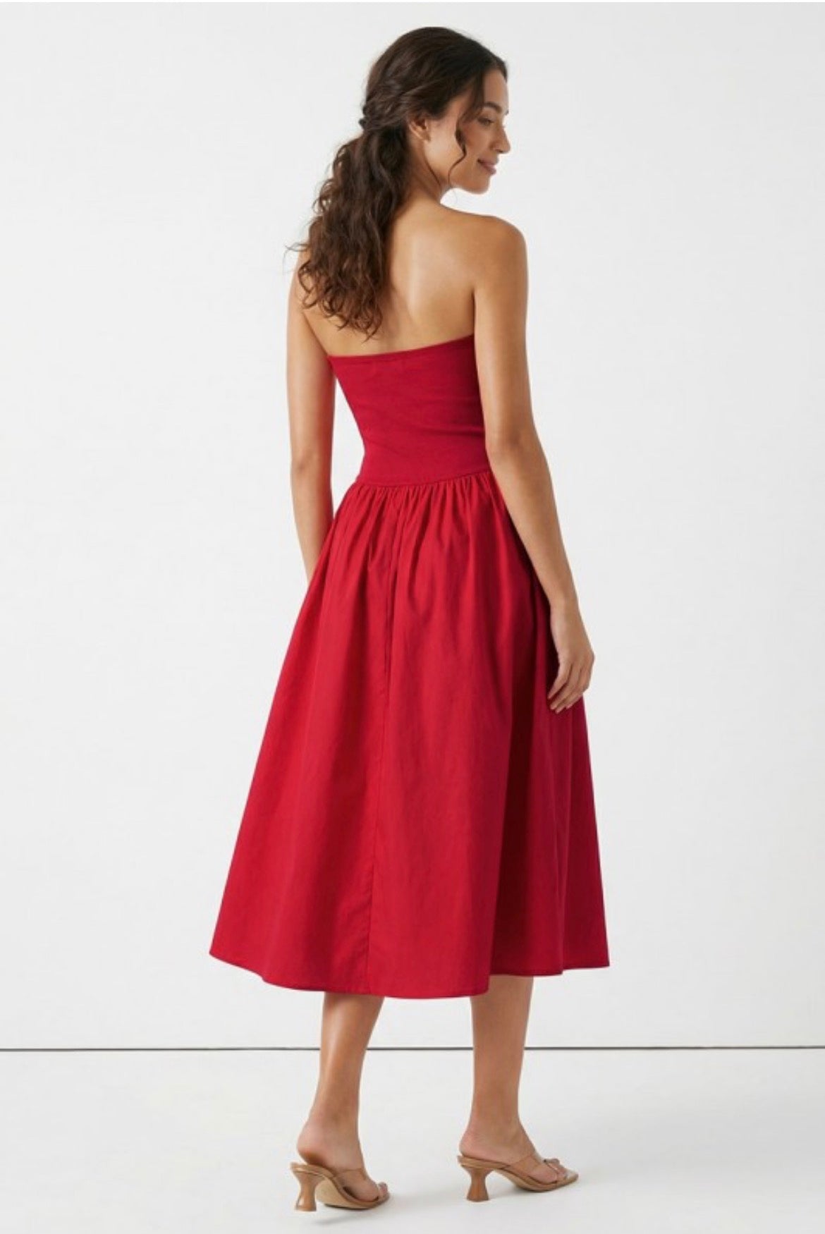 Tulum Strapless Midi Dress - 2 Colors!