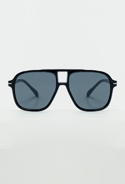 Oval Retro Aviator Sunglasses