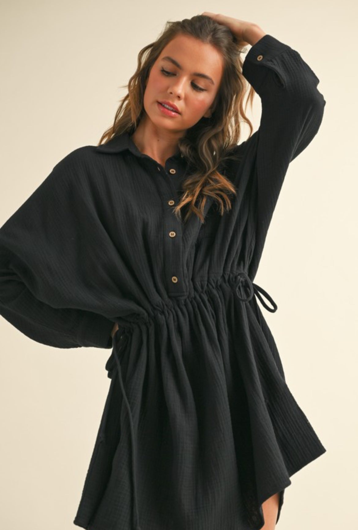 Danielle Drawstring Waist Dress