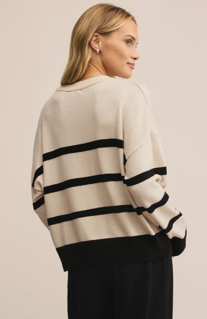 Z Supply Jordane Striped Sweater