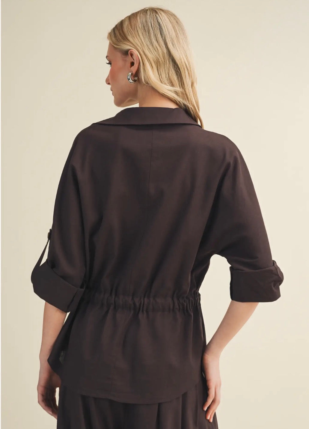 Utility Pocket Blouse