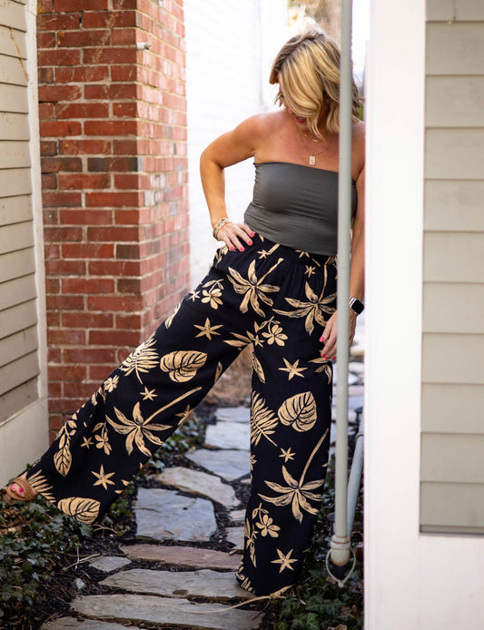 Coconut Kiss Front Pleated Pants