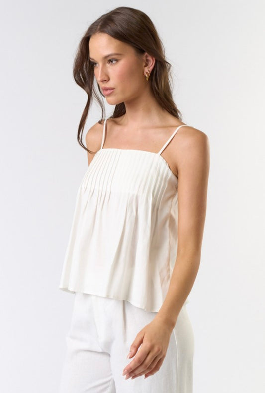 The Polly Pleated Tank