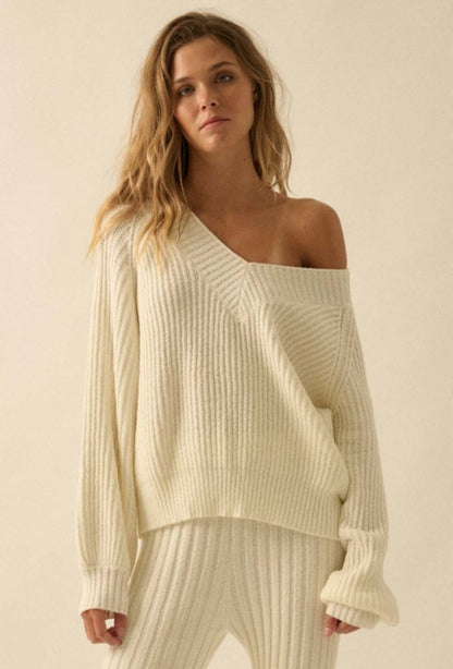 Tahoe Ribbed Raglan Sweater - 2 Colors!