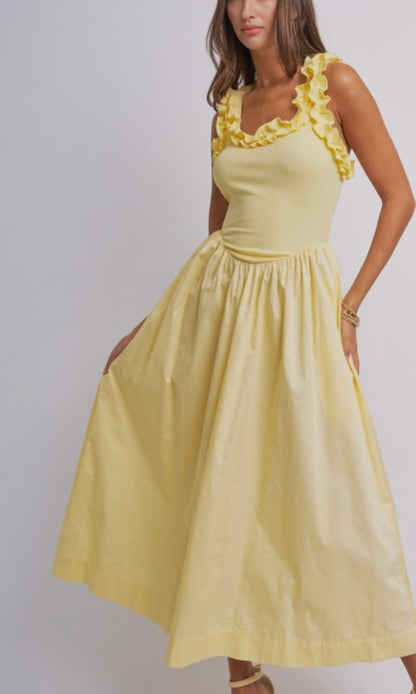 The Sunshine Ruffle Maxi