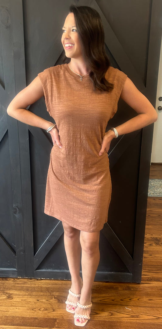 Z Supply Camino Textured Mini Dress