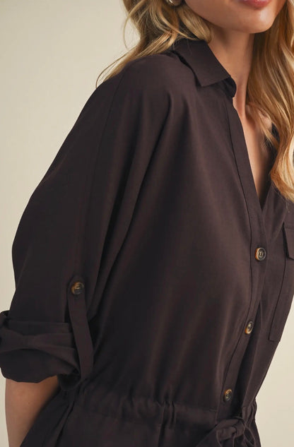 Utility Pocket Blouse
