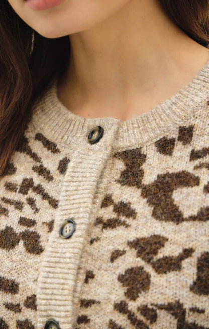 The Lauren Leopard Cardigan