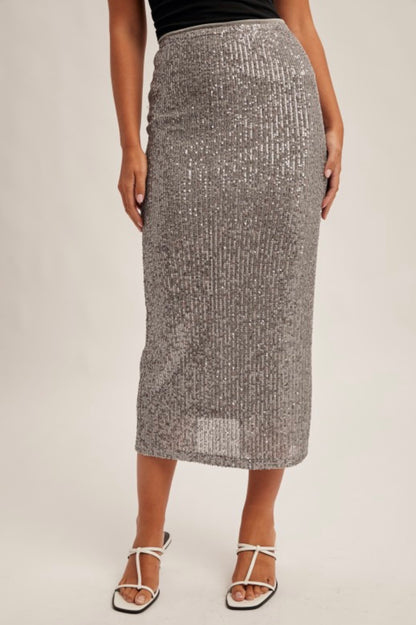 Holiday Sequin Skirt