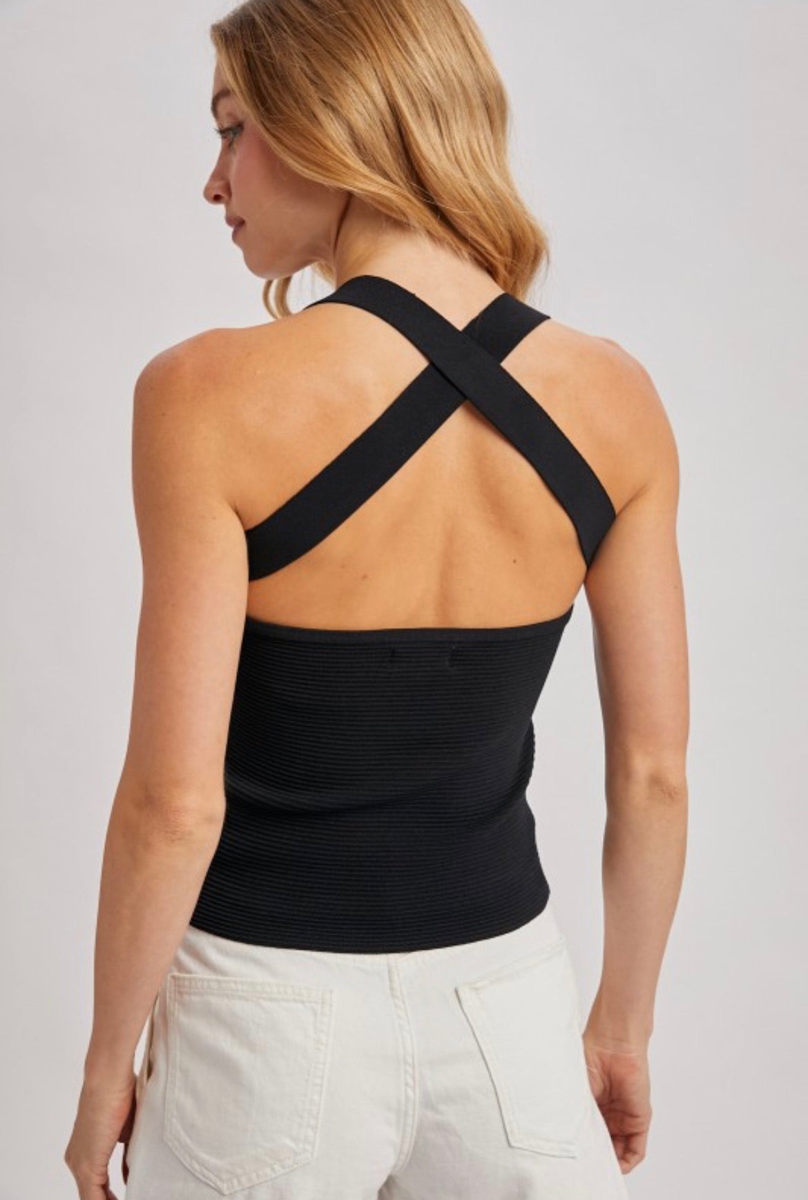 Callie Cross Strap Tank