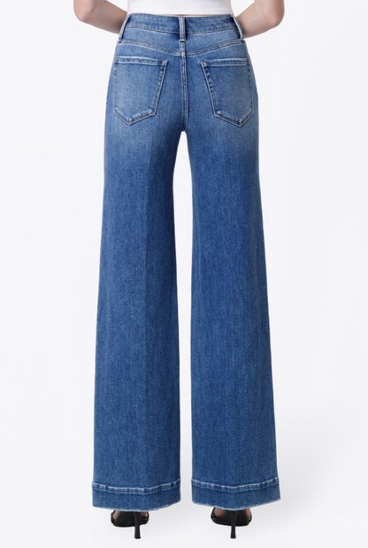 Flying Monkey High Rise Wide Leg Denim