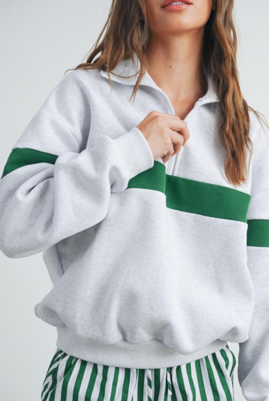 Cornell Half Zip Sweatshirt