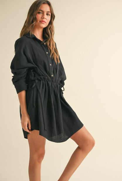 Danielle Drawstring Waist Dress
