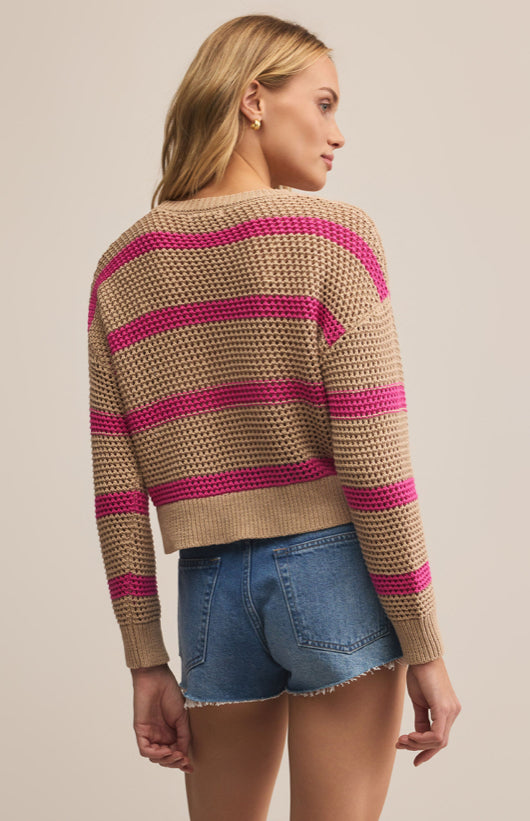 Z Supply Broadbeach Striped Sweater