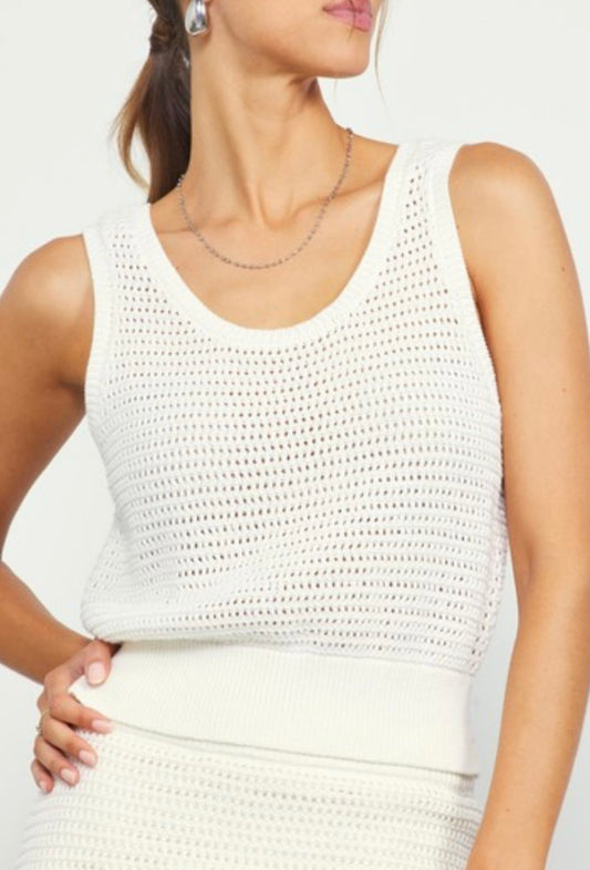 Sleek Sleeveless Knit Top - 2 Colors