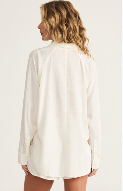 Z Supply Perfect Linen Button Up