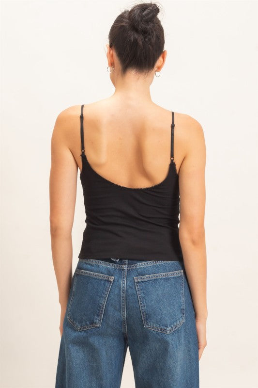 Spaghetti Strap Bralette Top - 2 Colors