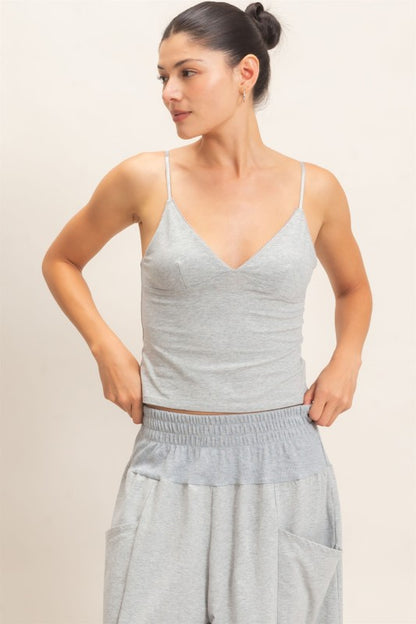Spaghetti Strap Bralette Top - 2 Colors