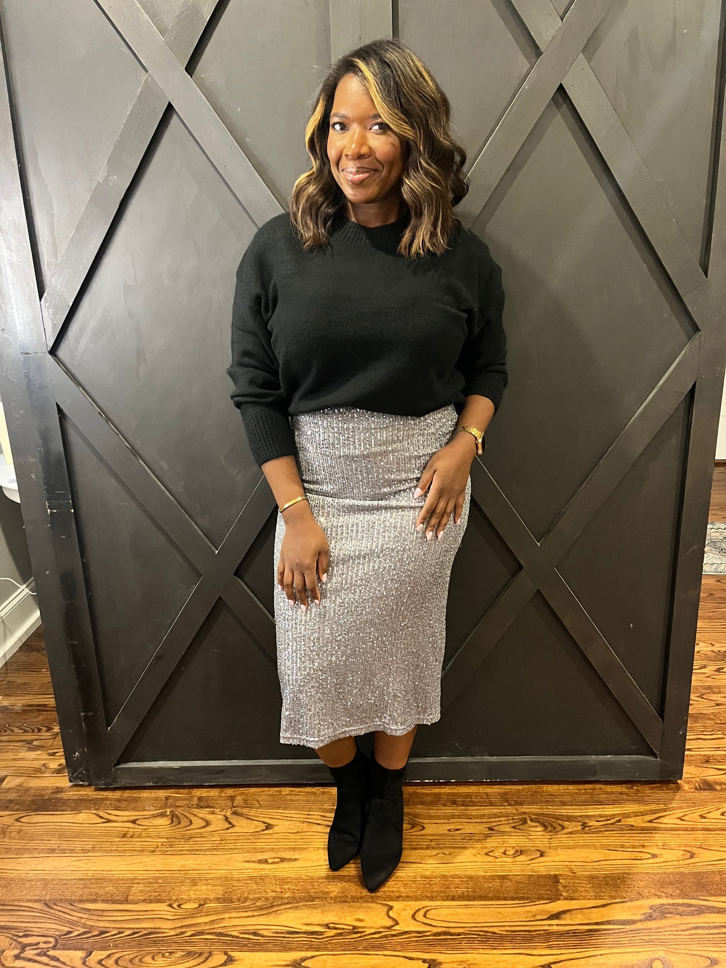 Holiday Sequin Skirt