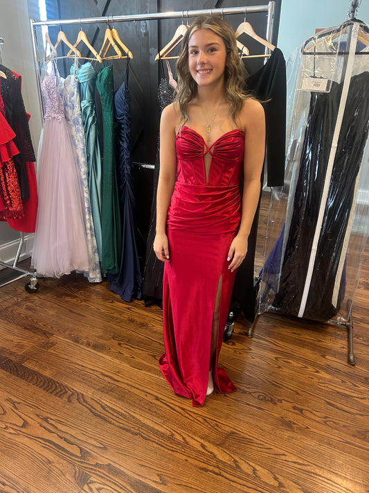 PS Red Gown
